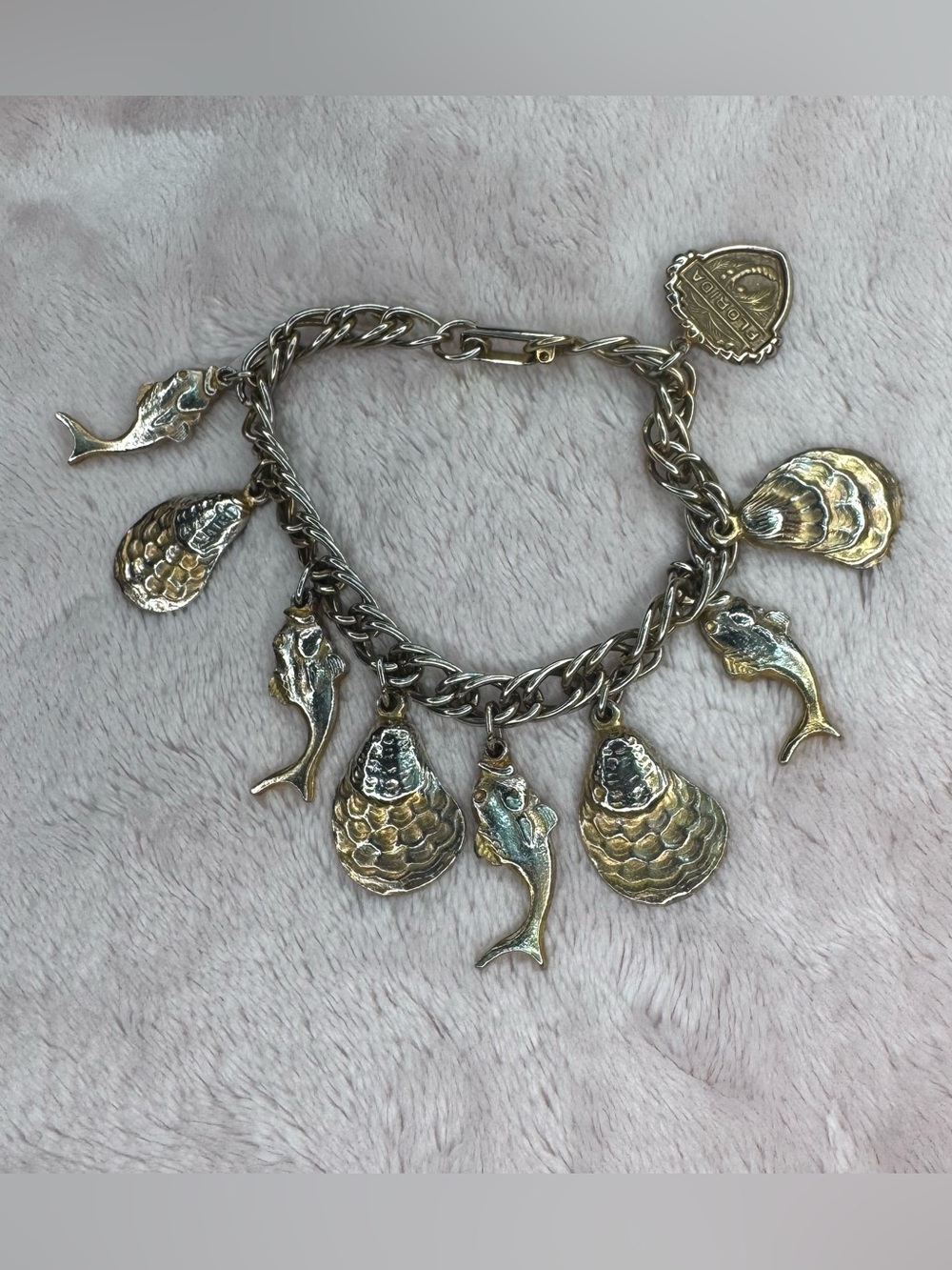 Vintage florida charm bracelet
